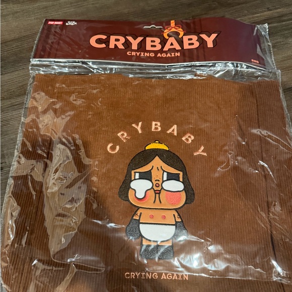 POPMART Crybaby Brown Tote Bag - Picture 2 of 2
